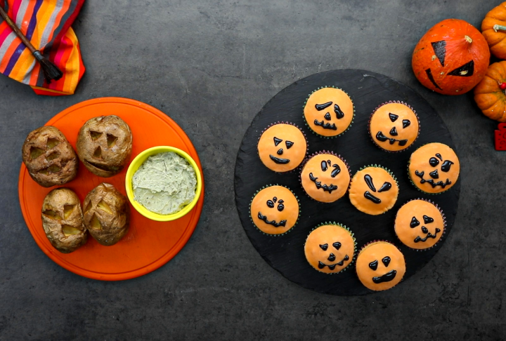 Halloween Cupcake & Zombi Patates 