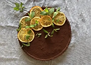 Burak Zafer'den Portakallı Çikolatalı Tart