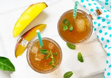 Mango ve Ananas Aromalı: Soğuk Yeşil Çay Tarifi