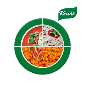 Knorr ile Besleyici Ramazan Tabakları: Krutonlu Kremalı Domates Çorbası, Haydari, Nohutlu Bulgur Pilavı