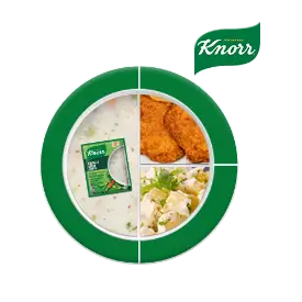 Knorr ile Besleyici Ramazan Tabakları: Taze Soğanlı Kremalı Sebze Çorbası, Tavuk Şnitzel, Patates Salatası